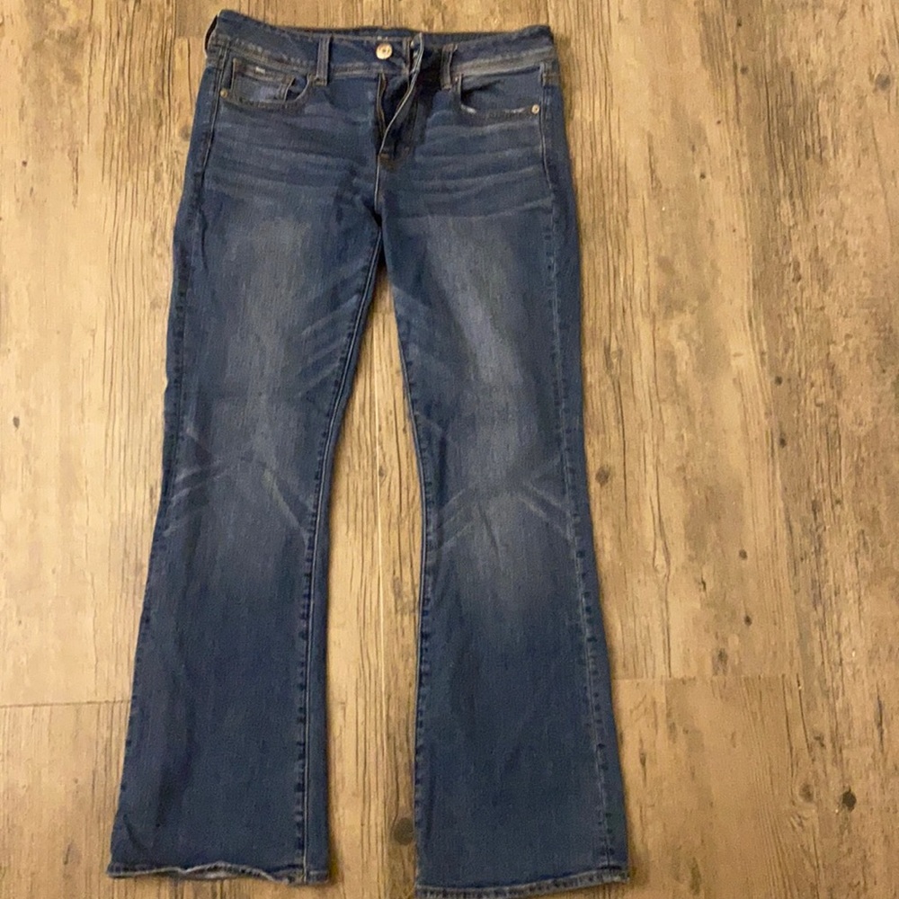 American Eagle Low Rise flare jeans
